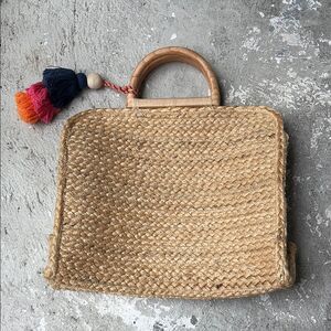 Shiraleah Jute woven bag